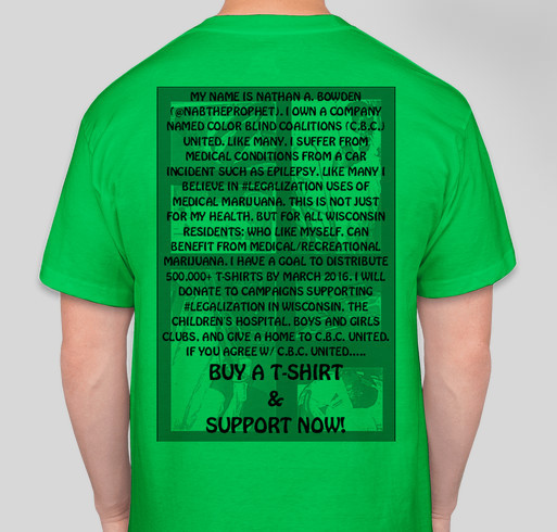 Wisconsin's Potential Medical Cause Fundraiser - unisex shirt design - back