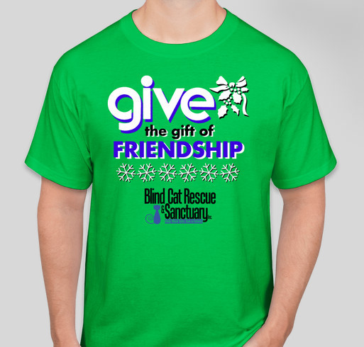 Blind Cat Rescue Christmas Shirt fundraiser Fundraiser - unisex shirt design - front