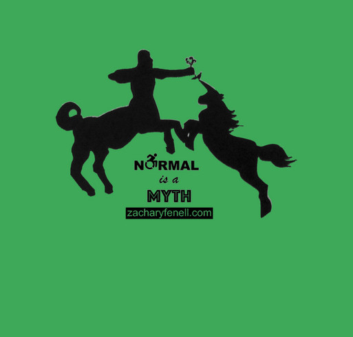 Normal is a Myth- Let's Celebrate Differences! shirt design - zoomed