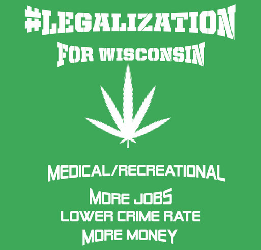 Wisconsin's Potential Medical Cause shirt design - zoomed