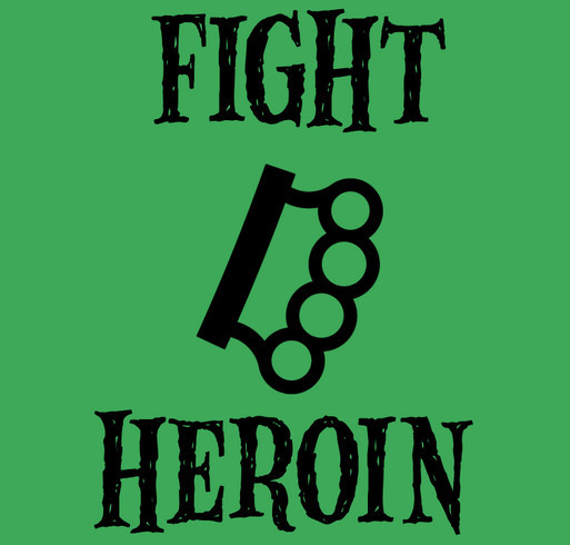 Heroin Kills shirt design - zoomed
