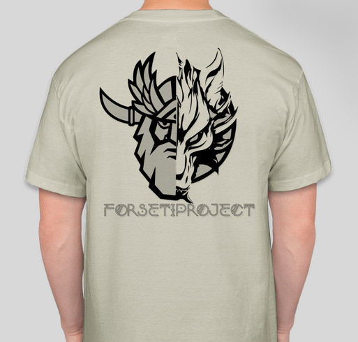 Forseti Project T-shrit Fundraiser - unisex shirt design - back