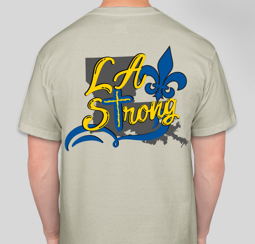 Hurricane Laura Relief- LA Strong Fundraiser - unisex shirt design - back