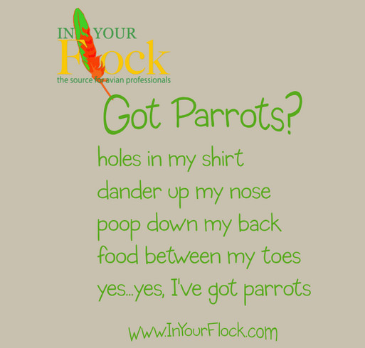 In Your Flock Supports ABV/PDD Research shirt design - zoomed