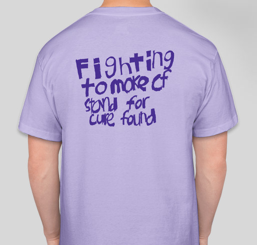 Bella's Warriors Fundraiser - unisex shirt design - back