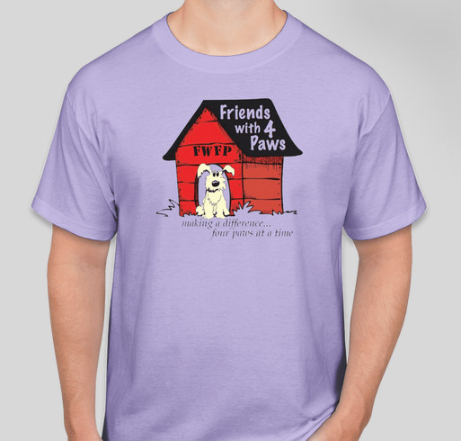 Friends With Four Paws Fundraiser - unisex shirt design - front