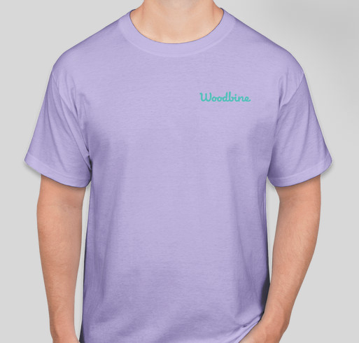 Woodbine's 65th birthday! Fundraiser - unisex shirt design - front
