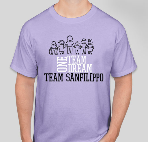 Team Sanfilippo Fundraiser - unisex shirt design - front