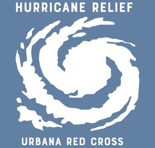 Urbana Red Cross x Hurricane Relief shirt design - zoomed