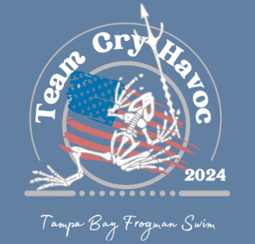 Team Cry Havoc Tampa Bay Frogman Swim shirt design - zoomed
