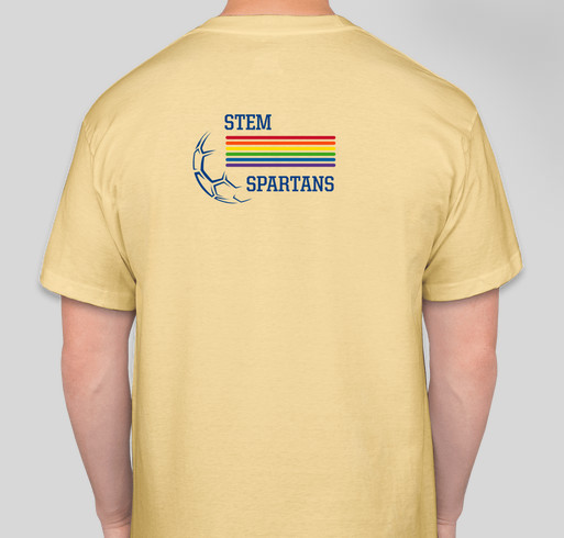 STEM Girls Soccer Fundraiser - unisex shirt design - back