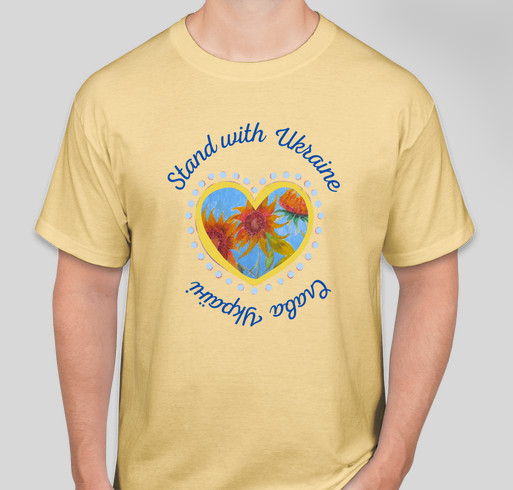 Life2Orphans Stands with Ukraine Fundraiser - unisex shirt design - front