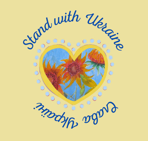 Life2Orphans Stands with Ukraine shirt design - zoomed