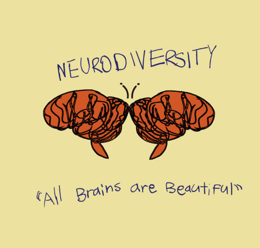 Neurodiversity Celebration shirt design - zoomed