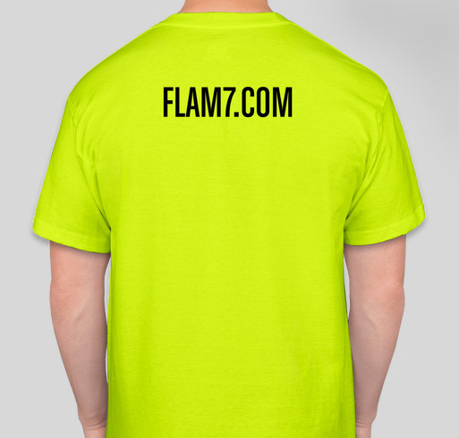 Flam 7 Shirts Part 2! Fundraiser - unisex shirt design - back