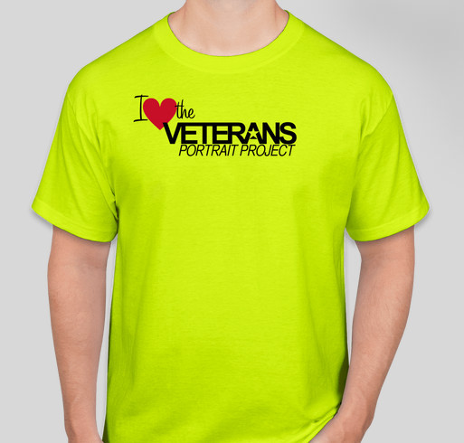 Veterans Portrait Project Love Fundraiser - unisex shirt design - front
