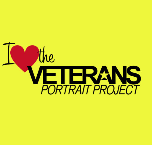 Veterans Portrait Project Love shirt design - zoomed