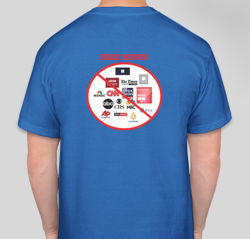 Support the Real News! Fundraiser - unisex shirt design - back