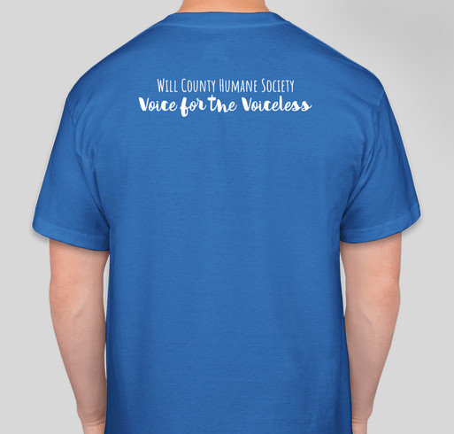 WCHS Paw Support Tees Fundraiser - unisex shirt design - back