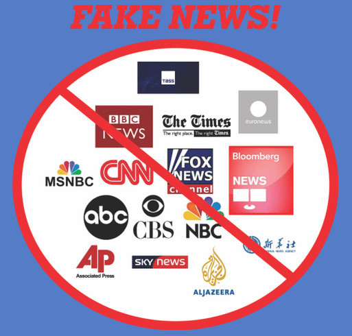 Support the Real News! shirt design - zoomed