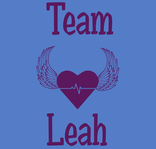 Team Leah shirt design - zoomed