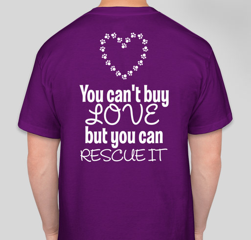 Rehabilitate the Primates Fundraiser - unisex shirt design - back