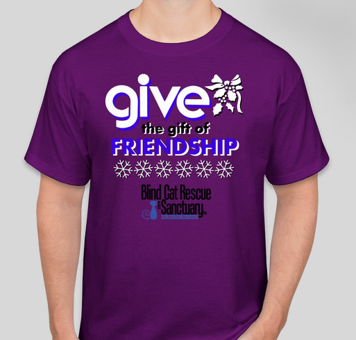 Blind Cat Rescue Christmas Shirt fundraiser Fundraiser - unisex shirt design - front