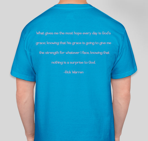 Debbies' Hope- All Together for Alli Fundraiser - unisex shirt design - back