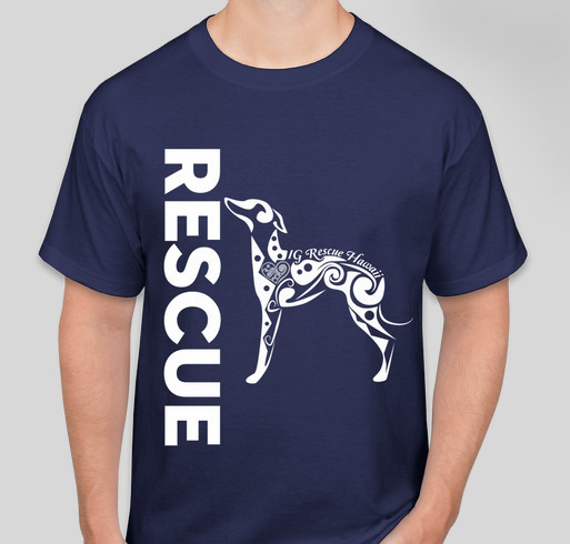 IG Rescue Hawaii - IGCA Rescue Fundraiser 2016 Fundraiser - unisex shirt design - front