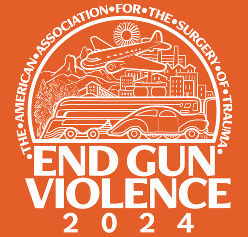 Join AAST for Gun Violence Awareness Month shirt design - zoomed
