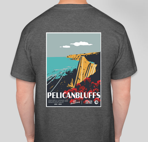 Mendocino Land Trust - Stewardship & Trails Fundraiser Fundraiser - unisex shirt design - back