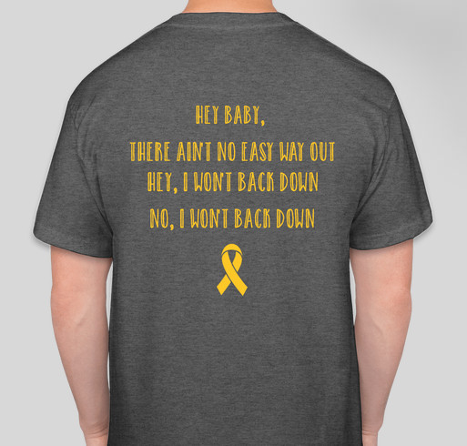 #CASHSTRONG Fundraiser - unisex shirt design - back
