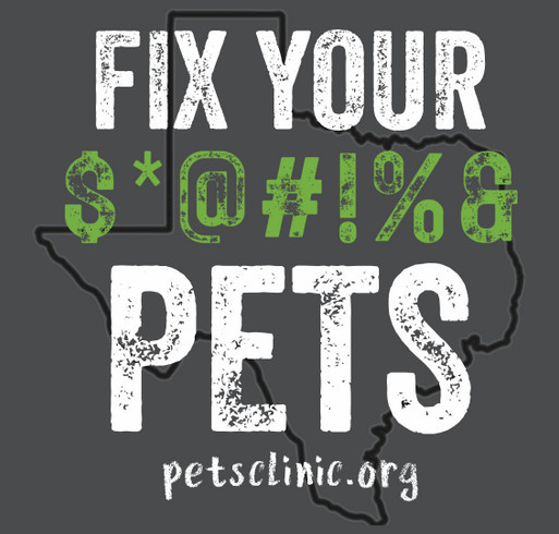 Fix Your $*@#!%& Pets shirt design - zoomed