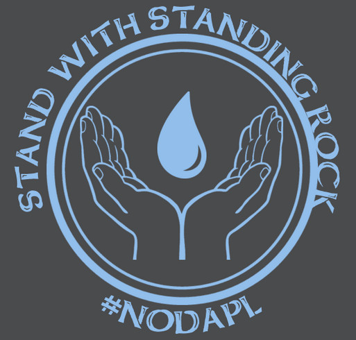 Fight the Dakota Access Pipeline shirt design - zoomed