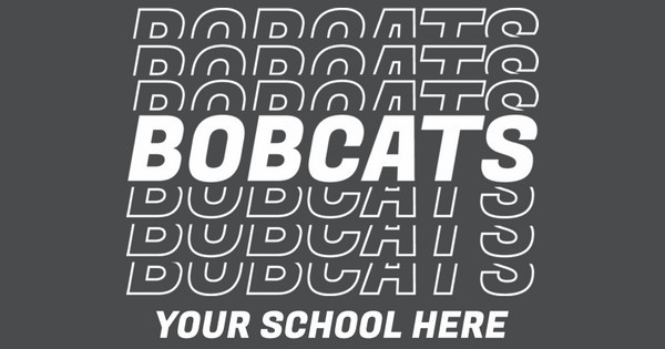 Bobcats Repeating Text