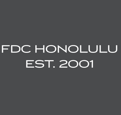 FDC Honolulu's 20th Year Anniversary shirt design - zoomed