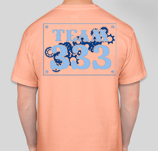 FRC Team 333 THE MEGALODONS Fundraiser Fundraiser - unisex shirt design - back