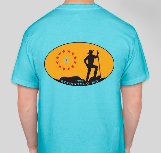 Boonsborough Flag/Museum T-shirt Fundraiser Fundraiser - unisex shirt design - back