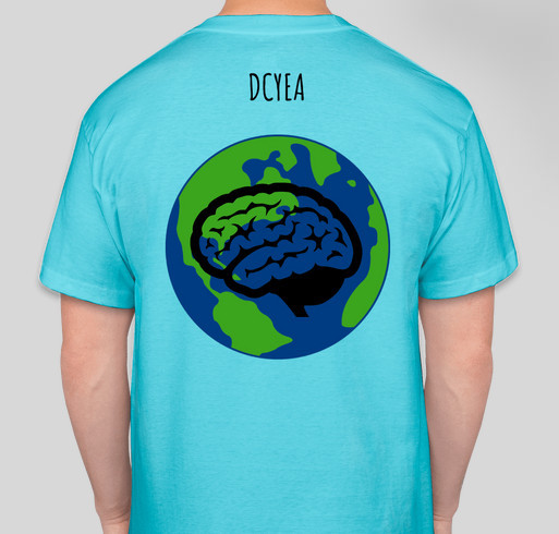 Mental Health Month Merch Fundraiser - unisex shirt design - back