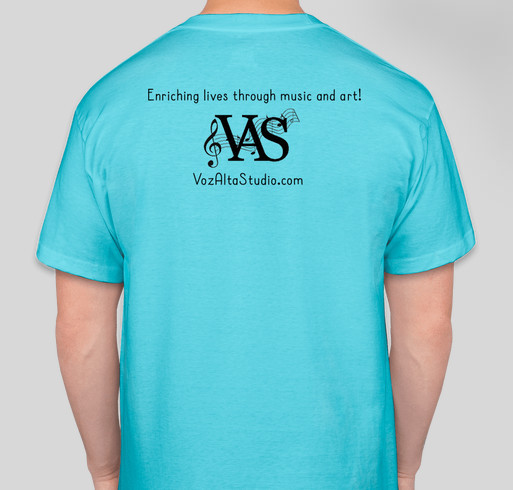 Support the Arts During Covid 19 Fundraiser - unisex shirt design - back