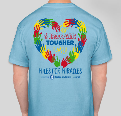 Miles for Miracles 2021 Fundraiser - unisex shirt design - back