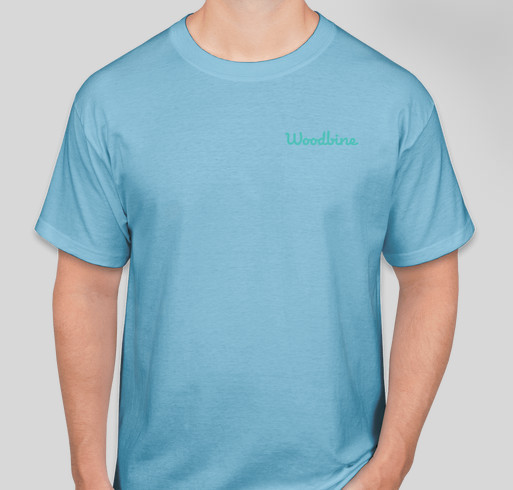 Woodbine's 65th birthday! Fundraiser - unisex shirt design - front
