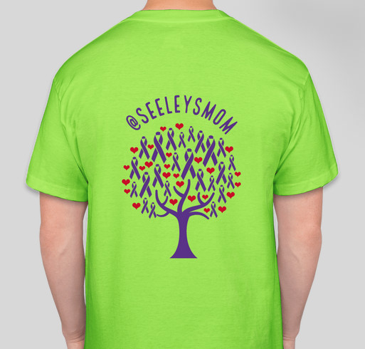 Seeley Strong Fundraiser - unisex shirt design - back