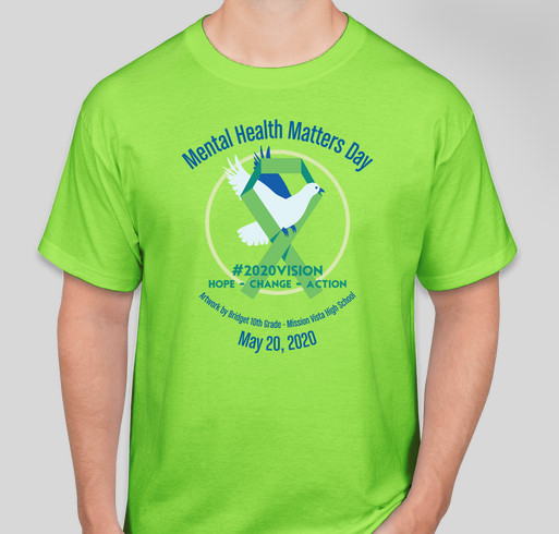 2020 Mental Health Matters Day Commemorative T-Shirt! Fundraiser - unisex shirt design - small