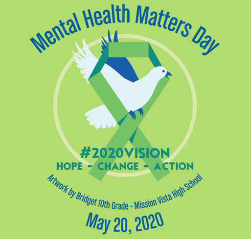 2020 Mental Health Matters Day Commemorative T-Shirt! shirt design - zoomed