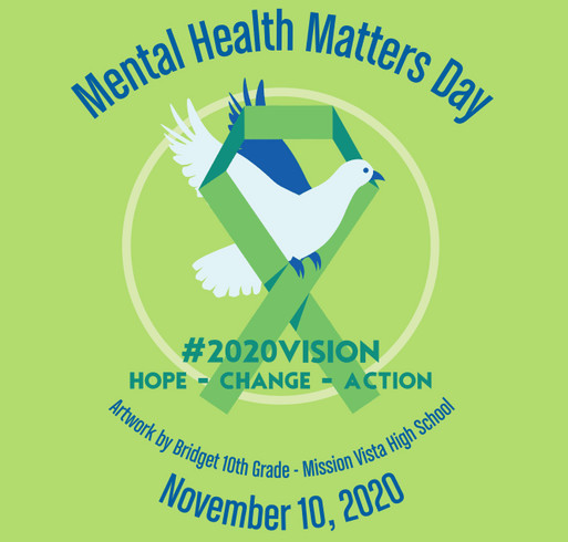 2020 Mental Health Matters Day Commemorative T-Shirt! shirt design - zoomed