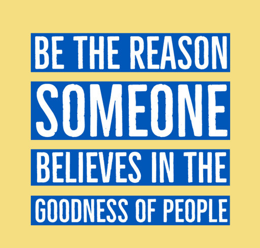 Be The Reason T-Shirt - Helps Ukraine Refugees 100% to Charity shirt design - zoomed