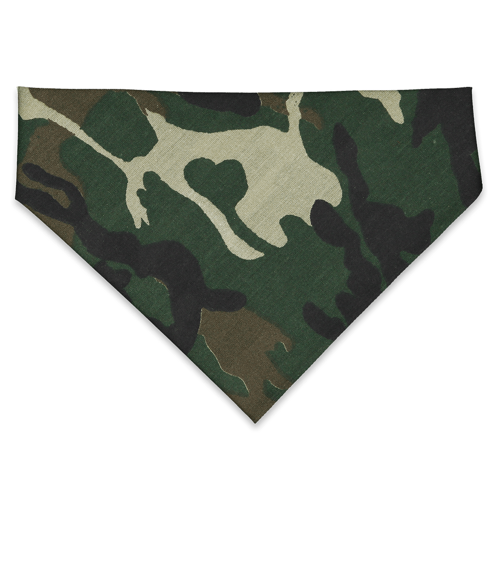 Doggie Skins USA-Made 100% Cotton Pet Bandana (Corner Design)