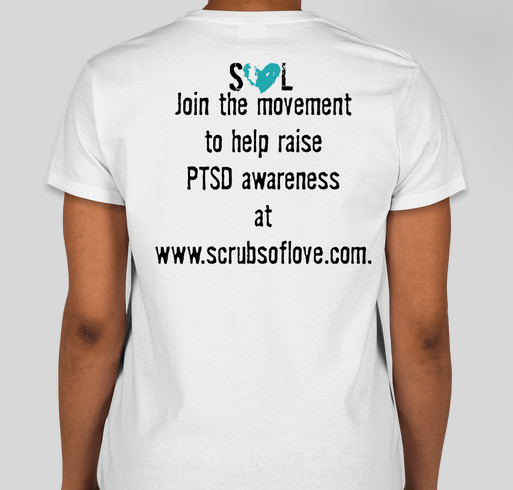 #TealTuesday: A Longterm Campaign to Raise PTSD Awareness Fundraiser - unisex shirt design - back