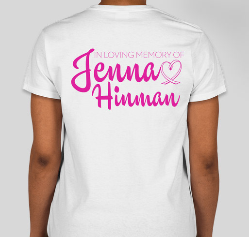 Prayers for Jenna Fundraiser - unisex shirt design - back